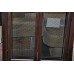 Дверца каминная 2-стрвор. 9132 с/стеклом, 43х59, медь (Aito)