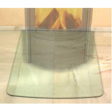 Предтопочный лист, сегментная арка, стекло (Hark)